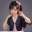 临床护士小慧头像，年轻女护士，着护士服，表情开朗